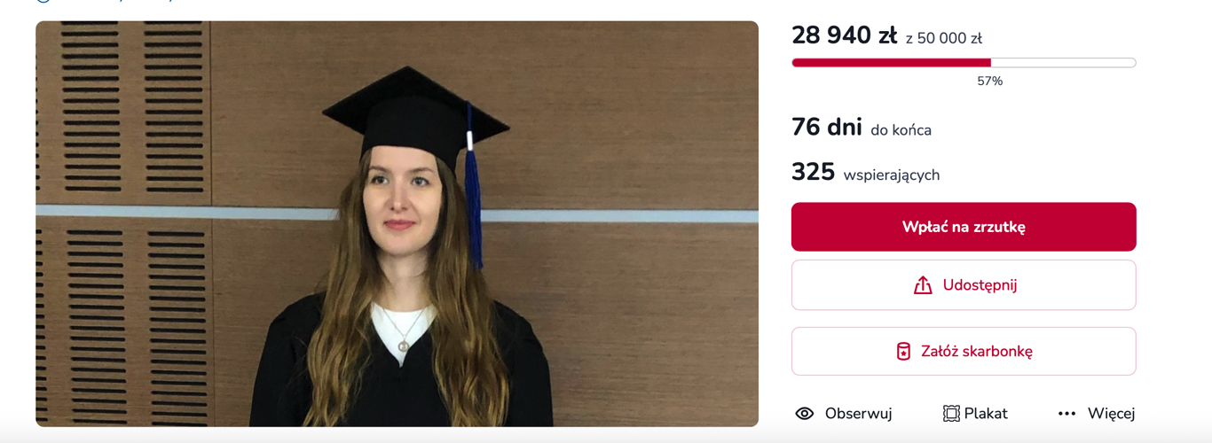 Daria Jost potrzebuje pilnie pomocy